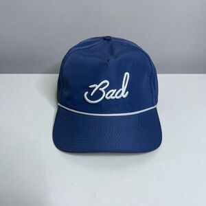 Bad Birdie “Bad” Blue Cap with White Embroidery